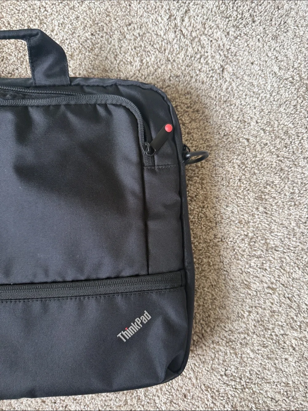 Lenovo ThinkPad Black Laptop Briefcase Bag with Red Accent